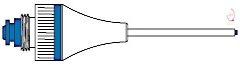 NiTi Memory Shape N°2 Blue Ø1.30mm