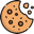cookie with crumbs
